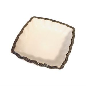 Roscher Ivory Hobnail Stoneware Collection Bowl